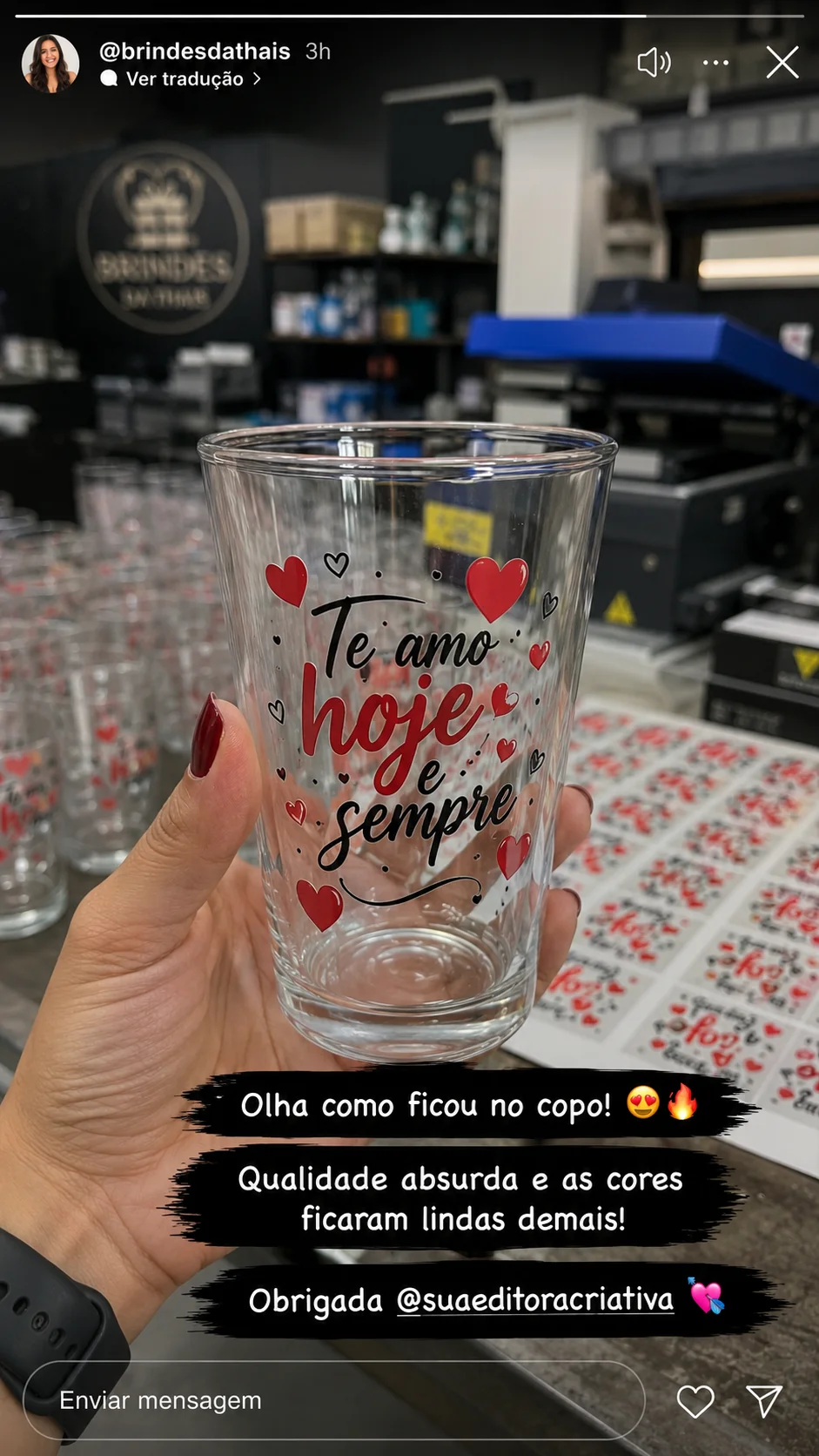 Depoimento de cliente